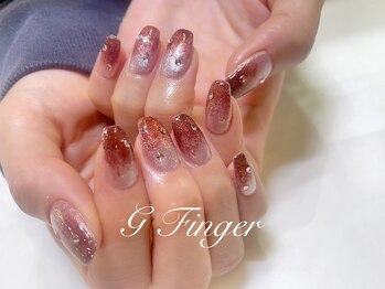 ボルドーマグネットグラデ♪