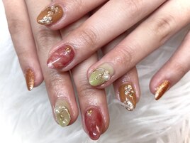 和柄 ニュアンスネイル