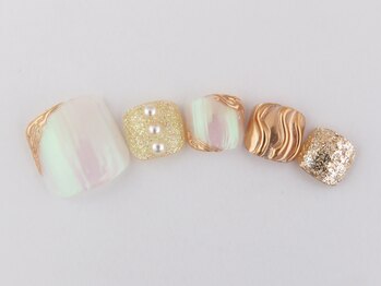 エリクサーネイル 池袋(Elixir Nail)/フットやり放題/クーポン使用