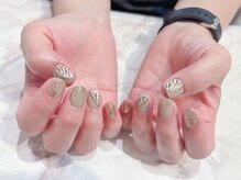 ラルネイル 大宮(Lull. nail)/#ゼブラ #アニマル柄