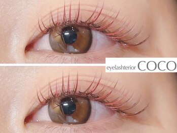 アイラッシュテリアココ(eyelashterior COCO)の写真/【ALLカラー付け放題60分¥5100】色の組み合わせ選び放題★大人可愛く華やかな目元に♪