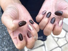 ネイルスア(nail sua)/オータムチョコレートネイル