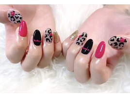 ピンク×ブラック