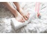 《フットバスケア付》＊フットワンカラー＋足裏かかと角質ケアセットコース＊