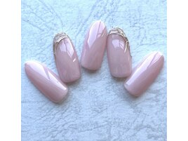 シンプルミラーネイル