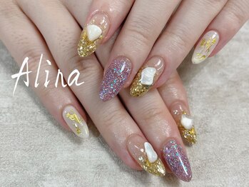 エリナネイルサロン池袋(Alina Nail Salon)/キラキラネイル