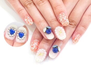 ネイルコレクション ピンク(Nail Collection Pink)/ジェル定額￥7990★Ｖカット