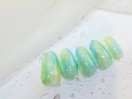マーブルネイル/グリーン