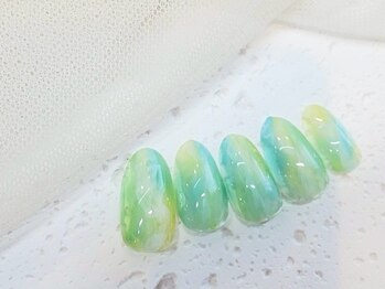 マーブルネイル/グリーン