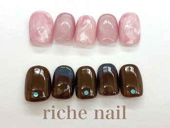 リッシュネイル 新百合ヶ丘店(riche nail)/シンプルアートコース