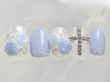 ネイルメゾン 渋谷店(NAIL MAISON)/チェーンレースバラ¥7500