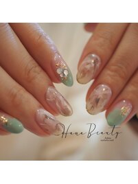 ワクワク夏の大理石アート♪