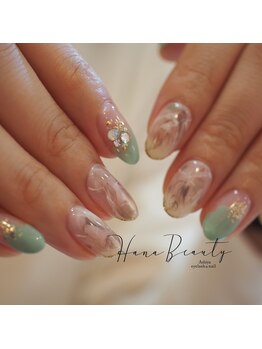 ハナビューティ アシヤ(Hana Beauty Ashiya)/ワクワク夏の大理石アート♪