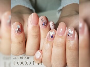 カルフール ロコ ネイル 草加西口店(Carrefour LOCO nail)/シンプルネイル／お客様写真