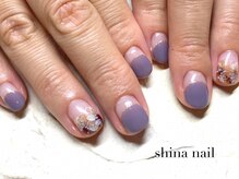 シナネイル 清澄白河店(SHINA NAIL)/ニュアンスフラワーフレンチ♪