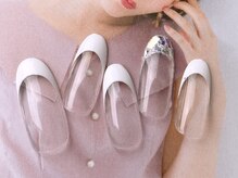 ネイルサロンフォーユー(for u)/白フレンチネイル♪￥5980