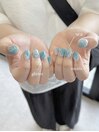 海ネイル♪ニュアンス