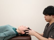長井きずな整骨院の雰囲気（国家資格者によるドライヘッドスパもあります！）