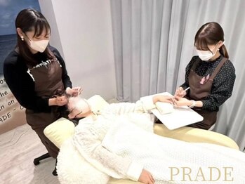 プレイド(PRADE)の写真/《まつエク/パリジェンヌ＆ネイル同時施術OK》質を重視し効率良くオシャレを楽しみたい方に♪