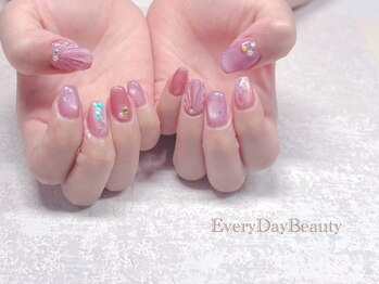 エブリデイビューティ 池袋店(EveryDay Beauty)/ちゅるんマグマーメイドネイル