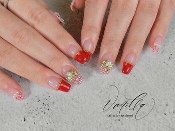 ネイルサロンアンドスクール バニラ(nailsalon&school VANILLA)/ツイードネイル