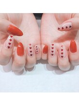 ミキュア(MICURE)/バレンタインネイル