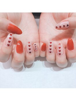 ミキュア(MICURE)/バレンタインネイル