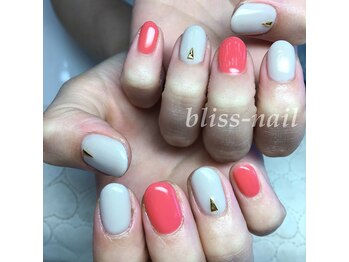 ブリスネイル(bliss-nail)/ワンカラー＋パーツ