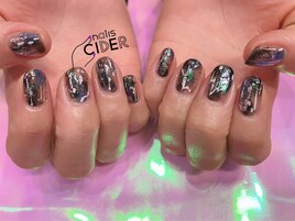 ブラックニュアンスネイル