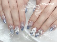 ココネイル 吉祥寺(coco.nail)/夏 ラメ ブルー
