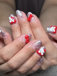 キティーちゃんネイル