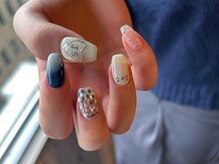 アイネイルズ 梅田店(I nails)/落書きニュアンスミラー¥9700