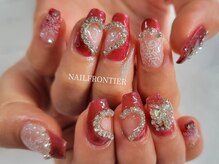 ネイルフロンティア 吉祥寺(NAIL FRONTIER)/雪の結晶ワンホンネイル14980円