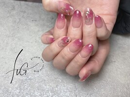 グラデ×ハート