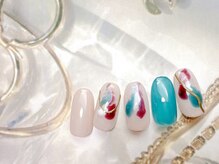フルールソンネイル(fleur son nail)/6月定額トレンドアート