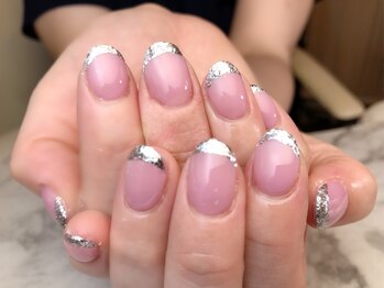 ラメフレンチ/ネイルサロン/川口