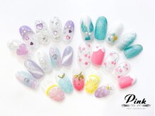 ネイルコレクション ピンク(Nail Collection Pink)の雰囲気（アート量で選ぶ定額コース¥7990.8990.9990大人気♪約150種有り）