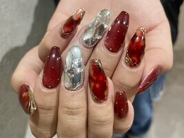 赤ベッコウネイル