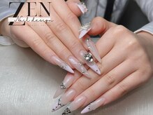 ゼン ネイル デザイン 池袋(ZEN NAIL DESIGN)/* 長 さだしやり放題×つけ放題