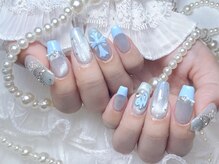 メロディービューティーサロン(Melody)/水色ネイル