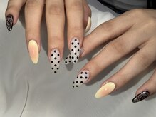 ホランイネイル(HORANGI NAIL)/【Y2K個性派】ドットネイル
