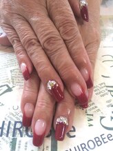 トータルサロン 白べぇーっ プラス/お目立ち＊レッドネイル♪