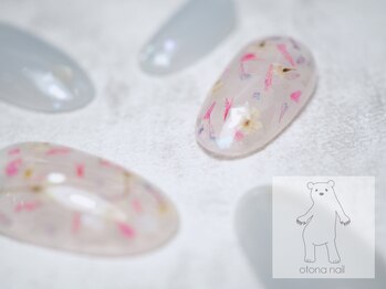 オトナネイル(otona nail)/押し花とシェルの春ネイル