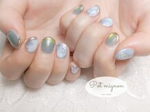 ポ ミニヨン(Pot mignon)/モネの睡蓮風マグネット