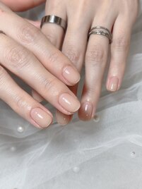 ナチュラルに自爪風