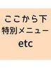 ↓↓↓↓↓ここから『特別』メニューです↓↓↓↓↓