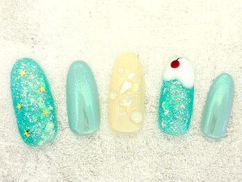ネイルエイム(Nail eim)/クリームソーダ★パウダー★