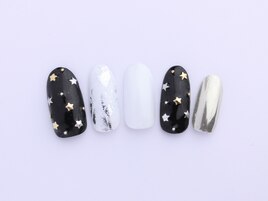 COOL☆モノトーンネイル￥7.500