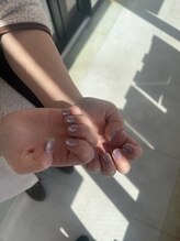 ネイルサロン エーナイン 札幌月寒店/ガラスマグネットネイル♪