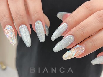 ビアンカマーレ 中野店(Bianca mare)/夏キラキラネイル¥10000